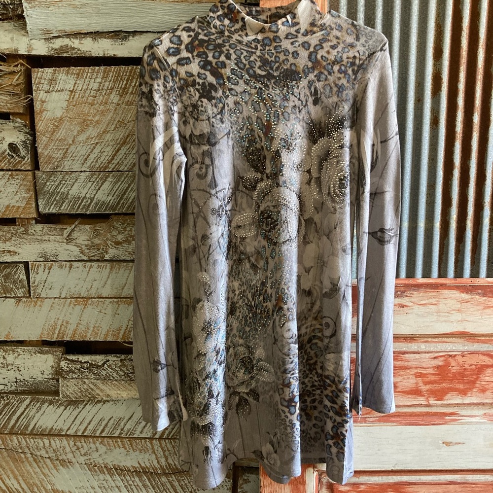 S-12 Twelve long sleeve turtleneck top